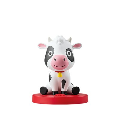 Figurine musicale Vache - Marcher dans le monde FABA