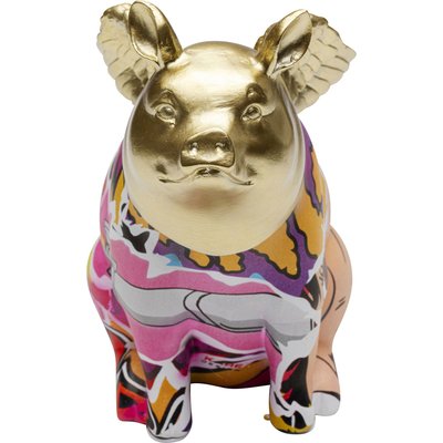 Déco cochon ailé graffiti KARE DESIGN