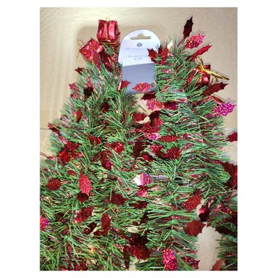 Guirlande de Noel houx et cadeaux ATMOSPHERA