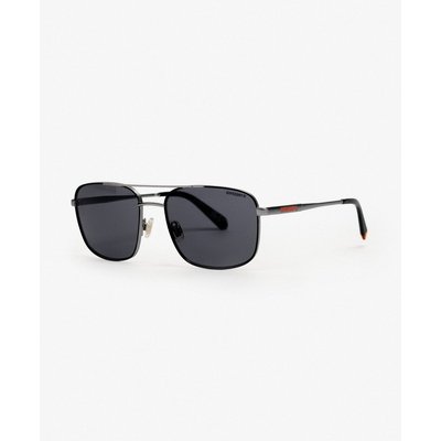 Lunettes de soleil aviateur carrées en métal SUPERDRY
