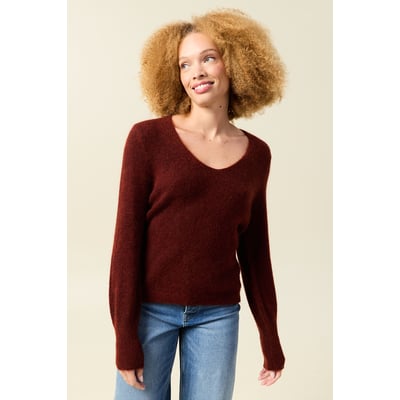 Pull col V manches longues BONOBO