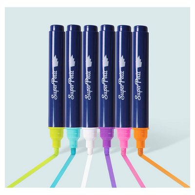 6 feutres extra large pour vitre SUPER PETIT