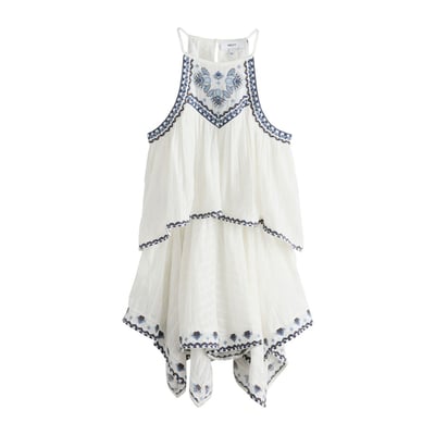 Combi-short avec ourlet mouchoir brodé NEXT