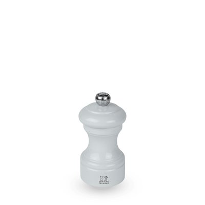 Bistro Moulin à poivre manuel en bois laqué, gris perle 10 cm - 4in. PEUGEOT