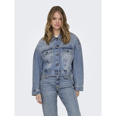 Veste En Jeans Girbaud Mi-longue Taille M - Bleu, Comme Neuve, Sans étiquettes, Coupe Classique