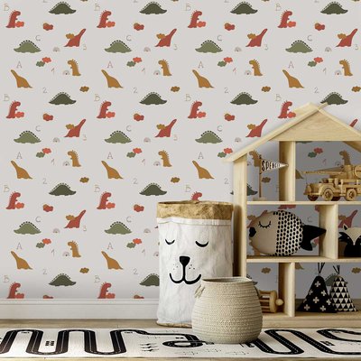 Papier peint dinos 123 HEXOA
