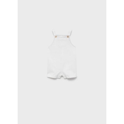 Salopette courte coton MANGO BABY