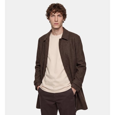 Manteau droit toatwool chevrons GALERIES LAFAYETTE