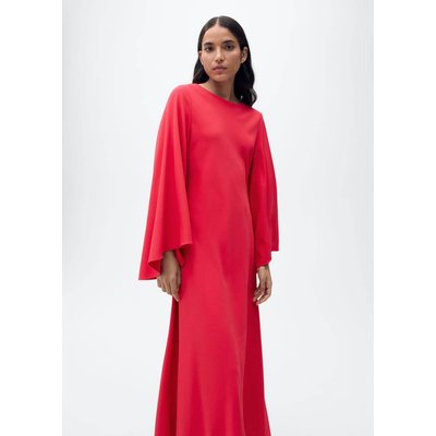 Robe longue manches cloche MANGO