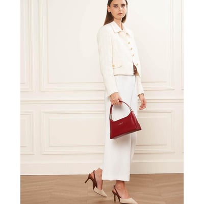 Sac zippé cuir SUAVE ACE LANCASTER
