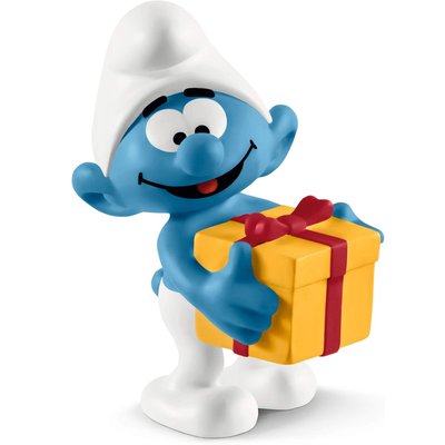 Figurine Schtroumpf avec cadeau SCHLEICH