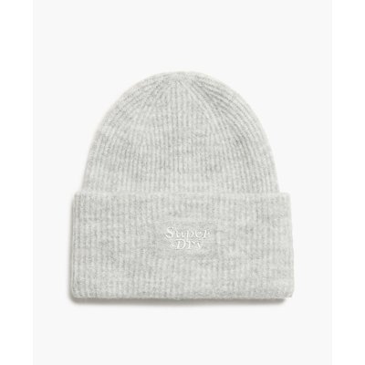 Bonnet doux en maille côtelée SUPERDRY