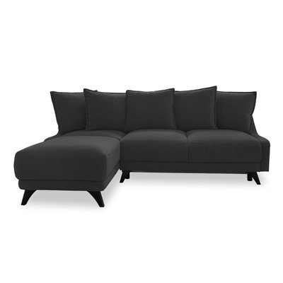 Canapé d'Angle Convertible en Velours 4 places - ROYAL LISA DESIGN