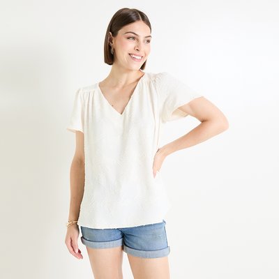 Blouse jacquard GRAIN DE MALICE