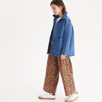 Pantalon large, imprimé animalier, gaze de coton LA REDOUTE COLLECTIONS