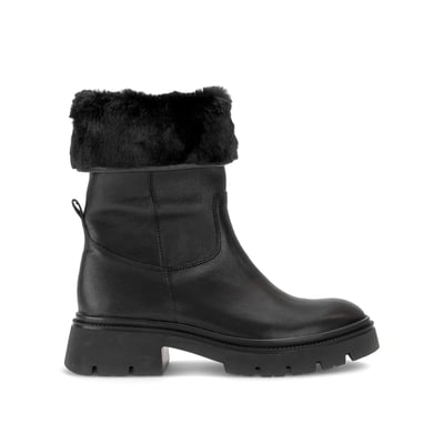 Bottines en cuir lisse à talon décroché GABOR