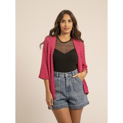 Gilet rose fuchsia femme La Redoute