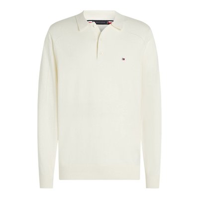 Jersey con cuello polo de algodón y cachemira TOMMY HILFIGER