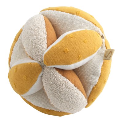 Balle sensorielle en coton bio et bouclette SAUTHON