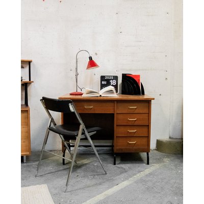 Bureau en bois et métal Yvan N°146 - Bon état DEBONGOUT
