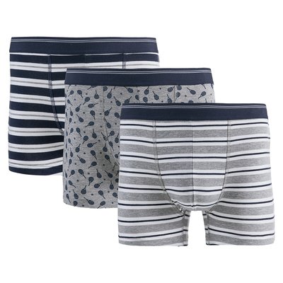 Pack of 3 Printed Hipsters LA REDOUTE COLLECTIONS