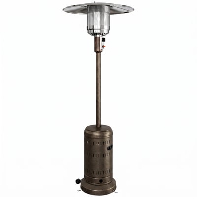 Chauffage d'extérieur Métal Marron foncé OUTSUNNY