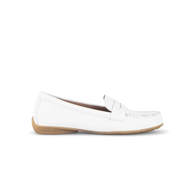 Mocassins en cuir à talon compensé GABOR