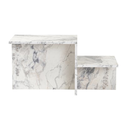 Table basse 2 niveaux L77 cm - HARMONY CALICOSY