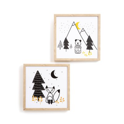Set van 2 kinderkaders, Forest Camp LA REDOUTE INTERIEURS