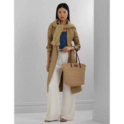 Brie Straw Tote Bag LAUREN RALPH LAUREN