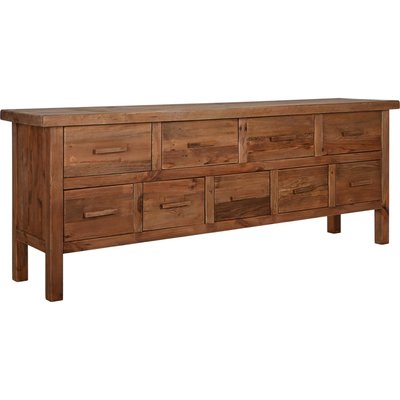 Commode bois recyclé naturel esprit vintage scandinave RECOLLECTION