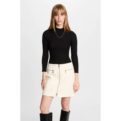 Pull col montant dos dentelle MORGAN