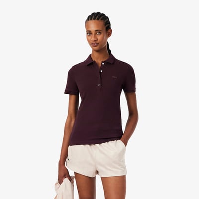 Polo L.12.D slim fit en mini piqué stretch LACOSTE