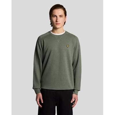 Sweat-shirt en coton chiné raglan LYLE & SCOTT