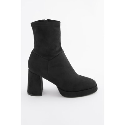Bottines chaussettes compensées avec zip NEXT