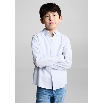 Chemise 100 % coton rayures Oxford MANGO KIDS