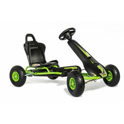 Kart à pédales noir vert Ferbedo GoKart AR 8G ROLLY TOYS