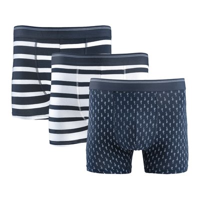 Pack of 3 Printed Hipsters LA REDOUTE COLLECTIONS