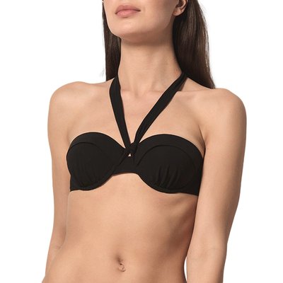 Haut maillot SÉDUCTION bain bandeau préformé ADHÉSIFS, Sense noir LUNA SPLENDIDA