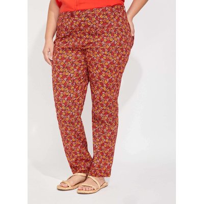 Pantalon cigarette taille elastiquée coton NIMANE LA FIANCÉE