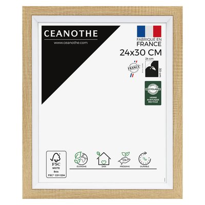 Cadre Photo 24x30 Cm Brut Résine Recyclée ACTUAL CEANOTHE