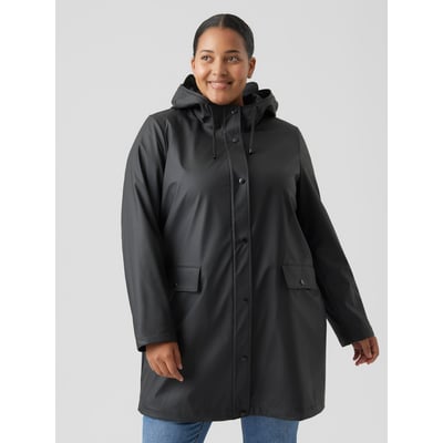 Remplacement Référence 3130506 MOKBAY Veste Pluie Femme Court Manteaux Imperméables Travail Veste Anti-pluie Décontractée