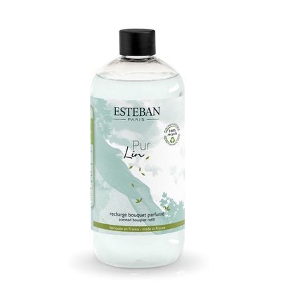 Parfum d'intérieur - Recharge bouquet parfumé 500ml pur lin ESTEBAN
