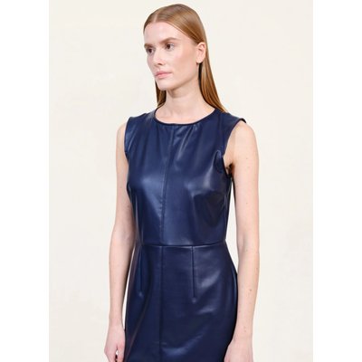 Robe sans manches en similicuir COLOMBE NAF NAF
