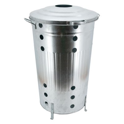 Composteur de jardin en métal galvanisé 90 L AUBRY GASPARD