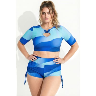 Bikini avec bonnets souples, manches courtes ULLA POPKEN