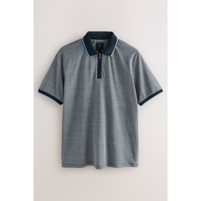 Polo imprimé à manches courtes NEXT