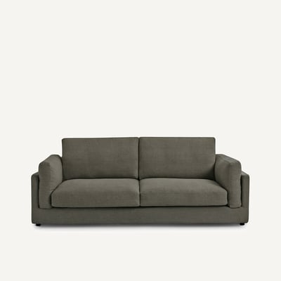 Divano letto a 3 posti in cotone e lino, César AM.PM