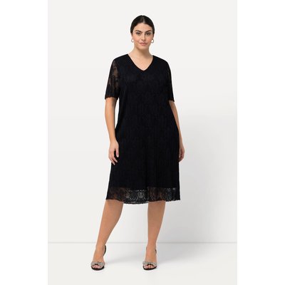 Robe midi en dentelle style tunique avec ULLA POPKEN