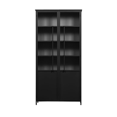 Vitrine 2 portes en métal H200cm - Exhibit XL WOOOD